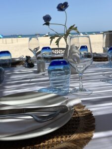 terraza del restaurante Dehesa José Luis en la playa de El Saler
